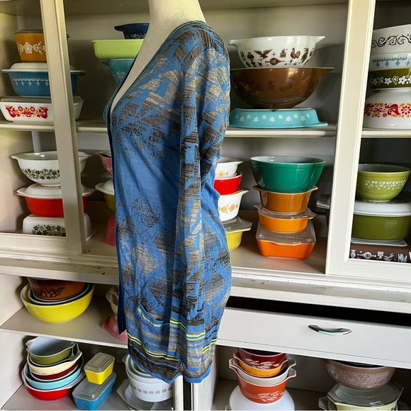 Diktons Barcelona Blue Button-Down Sweater - Size 6 - Picture 8 of 12